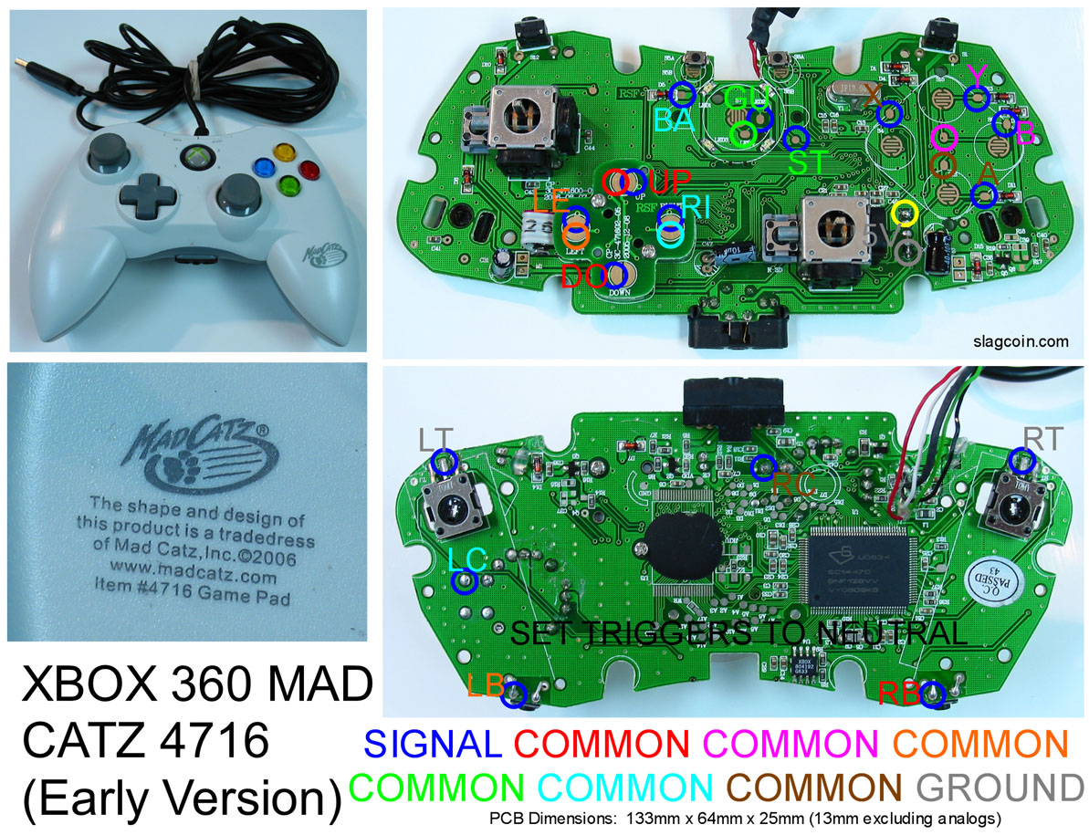 xbox 360 controller with cord