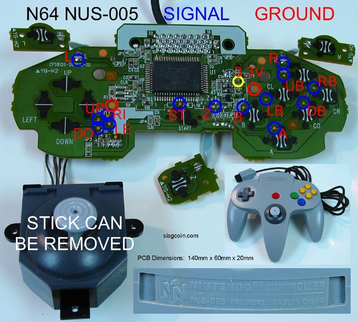 Joystick Controller - PCB and Wiring logitech wire diagram 
